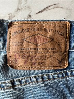 American Eagle Outfitters Women's Light Blue Straight Leg Jeans